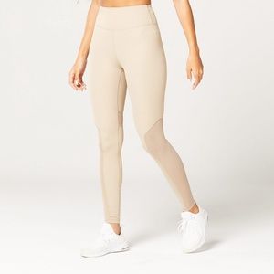 SQUATWOLF Cobblestone Light Tan Mesh Insert Leggings M